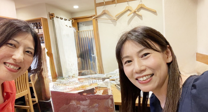 対談を終えたなにわファンド 内藤様と当協会